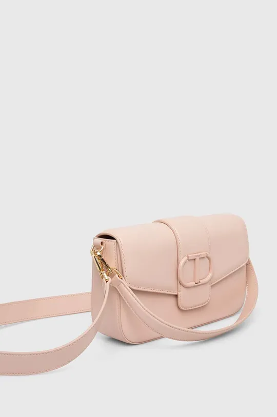 Шкіряна сумочка Twinset рожевий