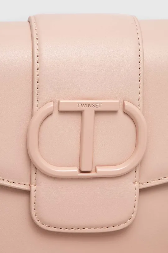 rózsaszín Twinset bőr táska
