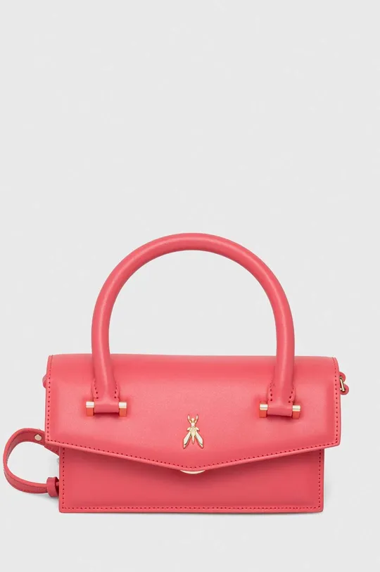 ροζ Δερμάτινη τσάντα Patrizia Pepe Γυναικεία