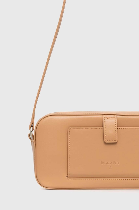 beige Patrizia Pepe borsa a mano in pelle