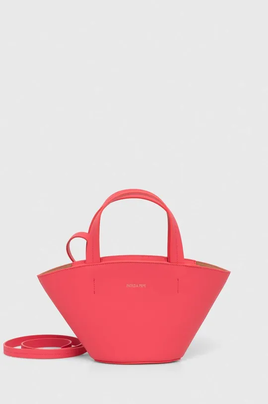 ροζ Δερμάτινη τσάντα Patrizia Pepe Γυναικεία