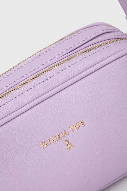 vijolična Usnjena torbica Patrizia Pepe