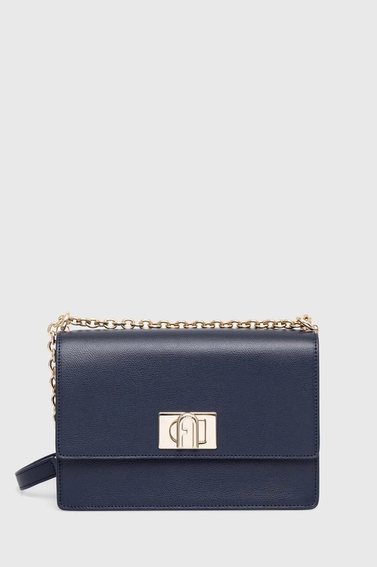 blu navy Furla borsa a mano in pelle