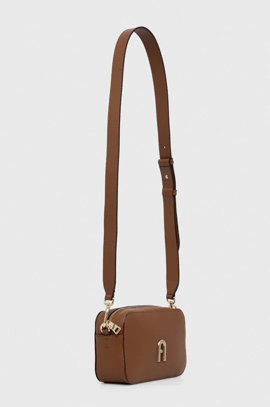Кожаная сумочка Furla коричневый