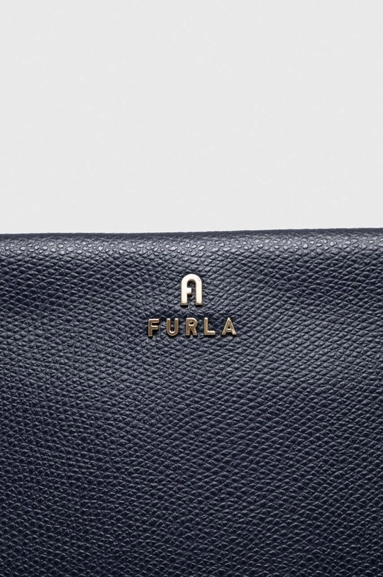 σκούρο μπλε Δερμάτινη τσάντα Furla