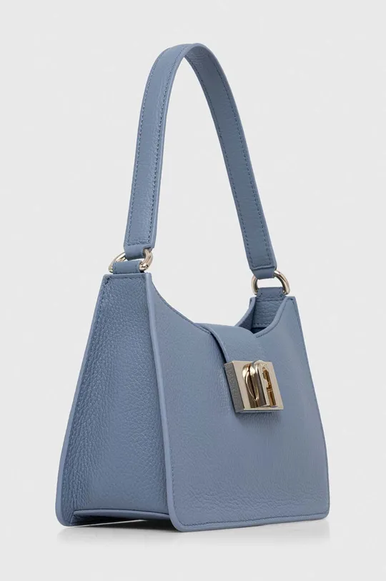 Шкіряна сумочка Furla блакитний