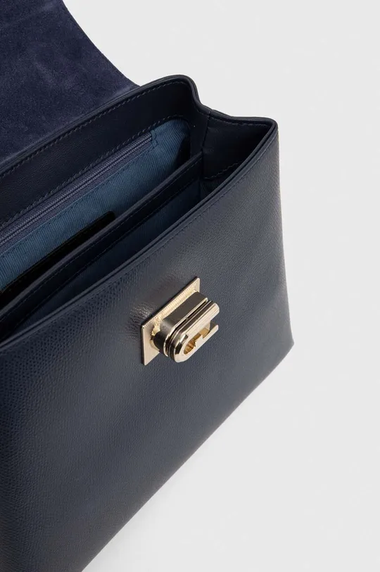 blu navy Furla borsa a mano in pelle