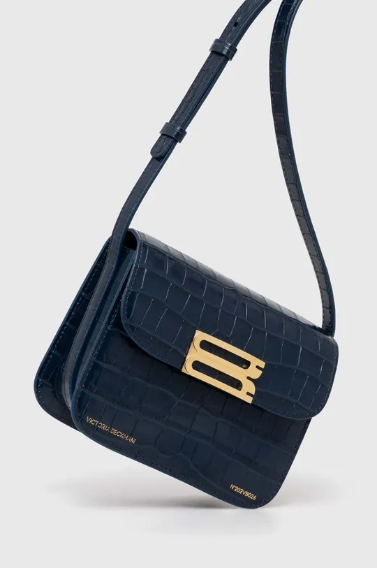 σκούρο μπλε Δερμάτινη τσάντα Victoria Beckham Γυναικεία