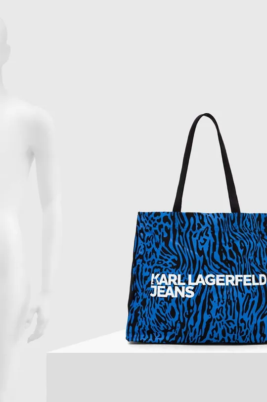 Βαμβακερή τσάντα Karl Lagerfeld Jeans