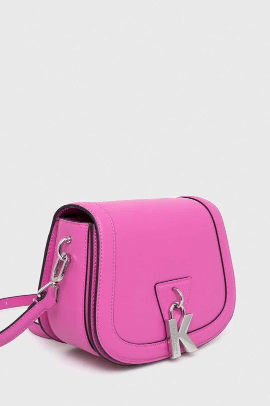 Karl Lagerfeld torebka skórzana różowy