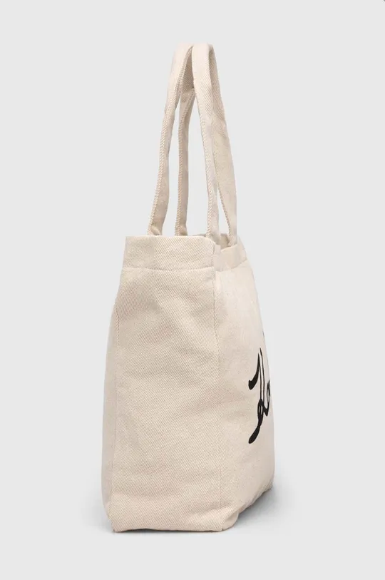 Βαμβακερή τσάντα Karl Lagerfeld μπεζ