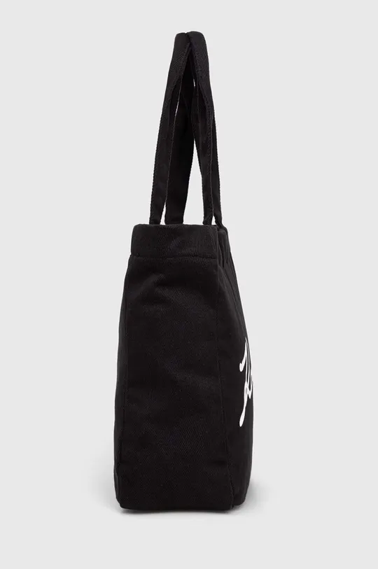 Pamučna torba Karl Lagerfeld crna