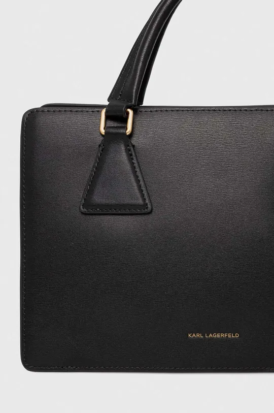 Kožená kabelka Karl Lagerfeld 100 % Prírodná koža