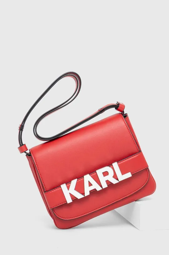 rdeča Torbica Karl Lagerfeld Ženski