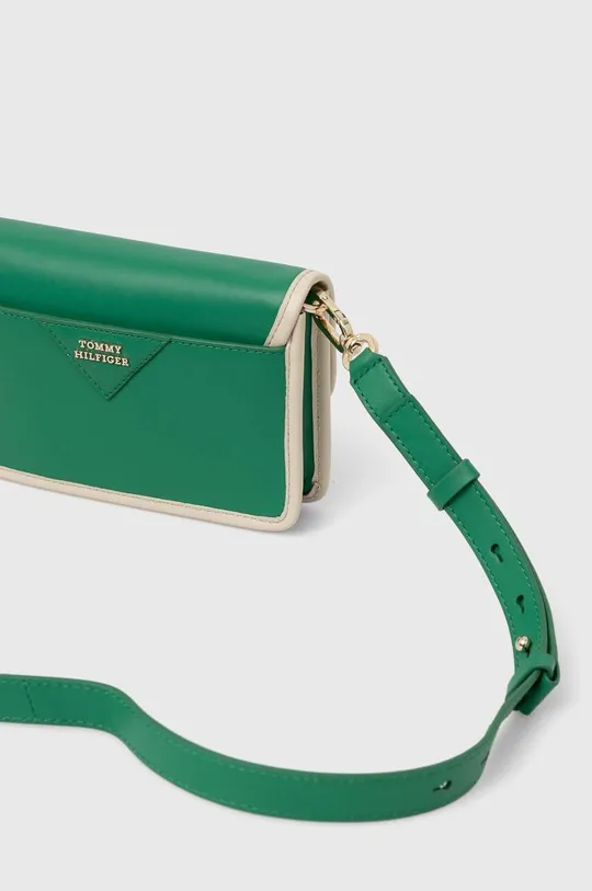 зелений Шкіряна сумочка Tommy Hilfiger