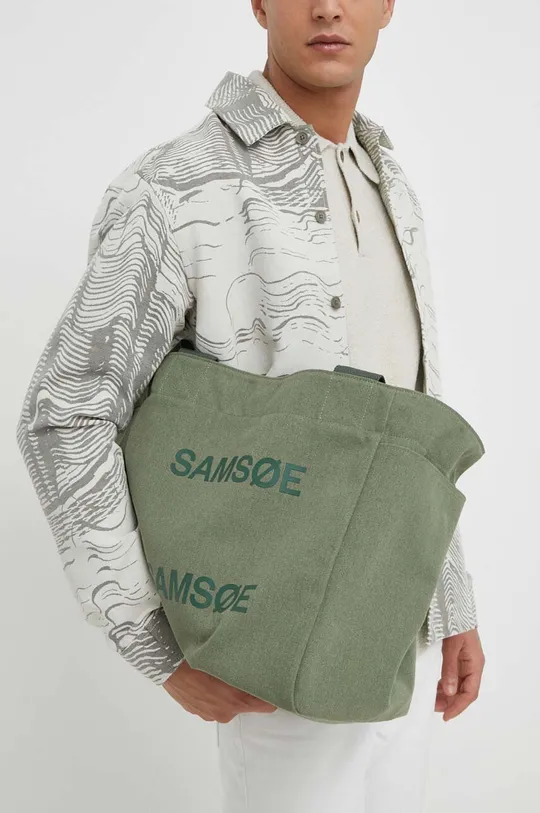 Бавовняна сумка Samsoe Samsoe