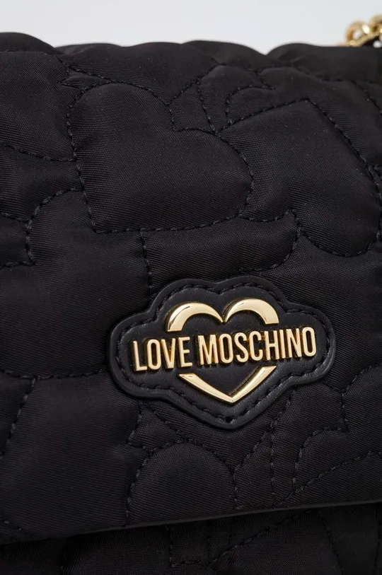 Love Moschino kézitáska szintetikus anyag, textil