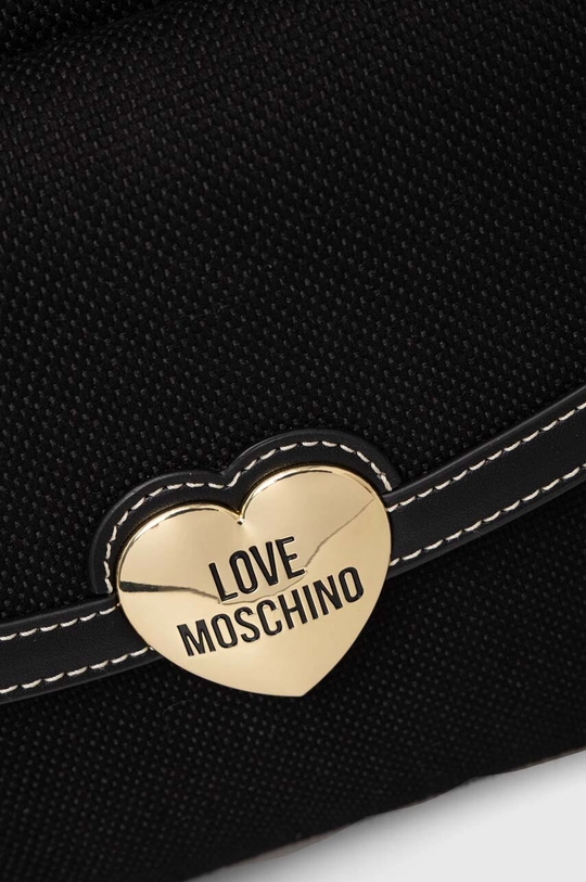 fekete Love Moschino kézitáska