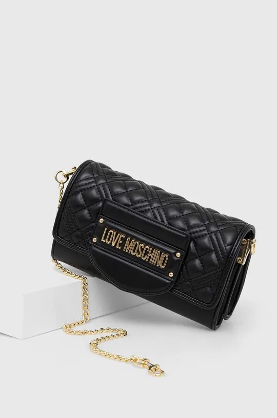 czarny Love Moschino torebka Damski