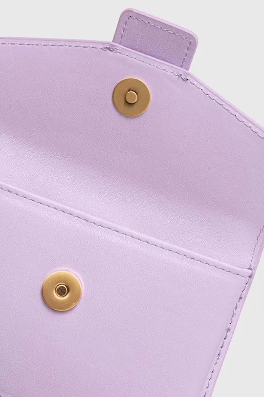 фіолетовий Шкіряний гаманець Twinset