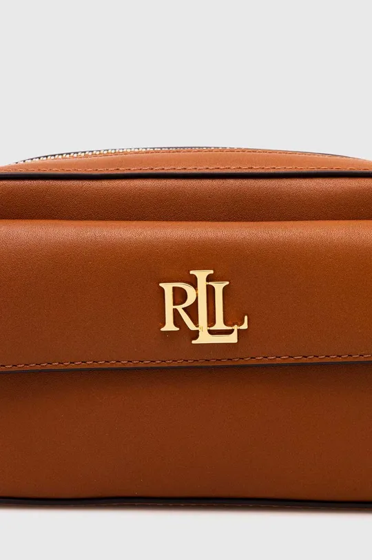 Kožna torba Lauren Ralph Lauren Temeljni materijal: 100% Prirodna koža Podstava: 100% Poliester