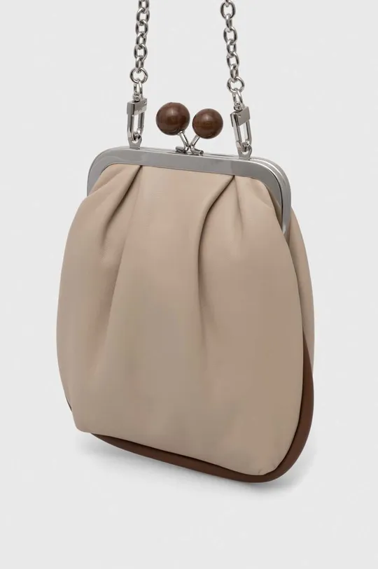 Δερμάτινη τσάντα Weekend Max Mara Κύριο υλικό: 100% Φυσικό δέρμα Φόδρα: 100% Πολυεστέρας