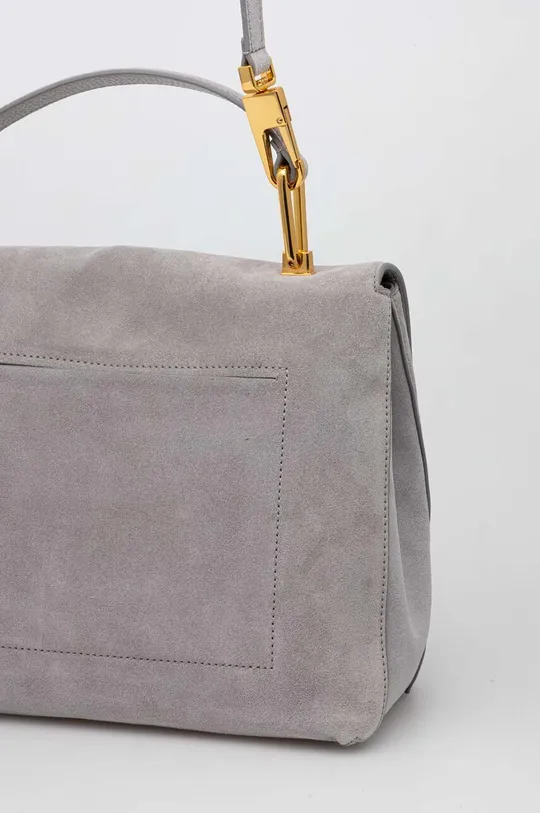 серый Замшевая сумочка Coccinelle