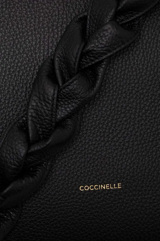 Kožená kabelka Coccinelle Prírodná koža