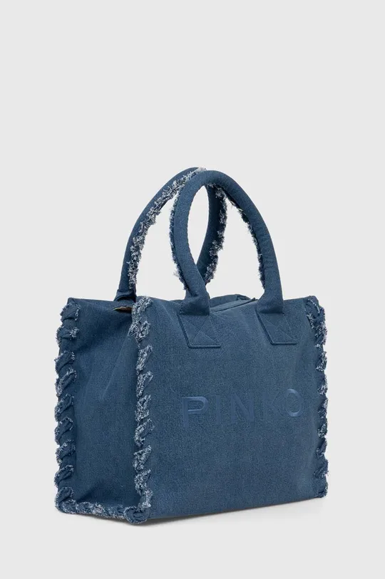 Džínsová taška Pinko modrá