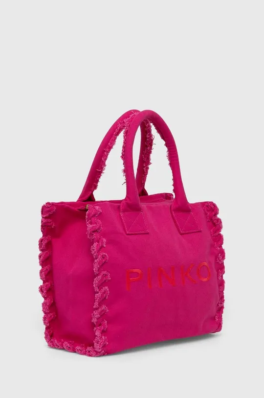 Βαμβακερή τσάντα Pinko ροζ