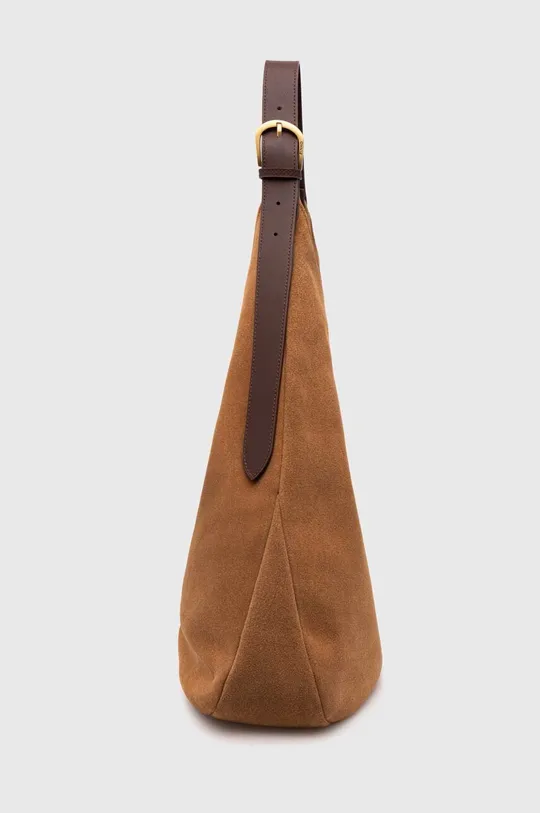 Замшева сумочка Pinko коричневий