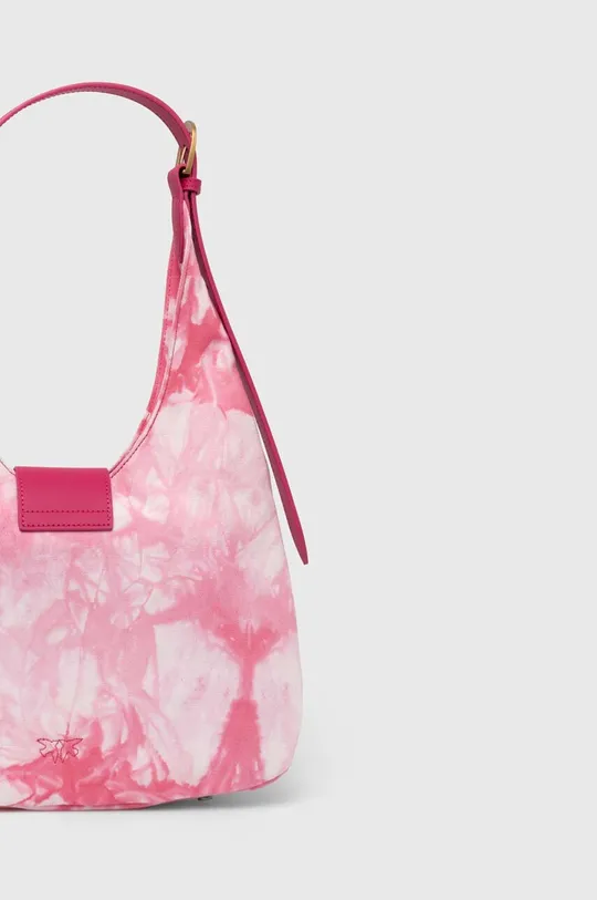 Τσάντα Pinko Υφαντικό υλικό, Φυσικό δέρμα
