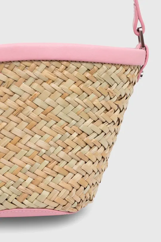 Plážový košík Pinko Prírodná koža, Bambus