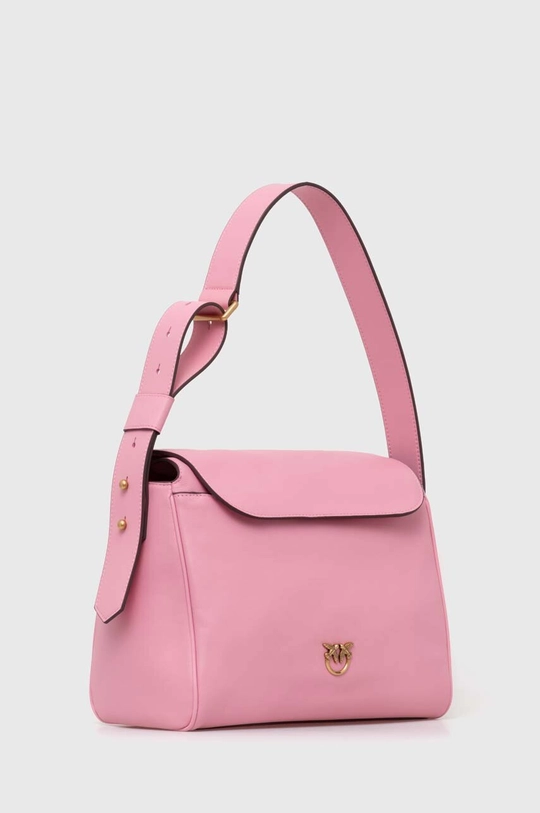 Pinko borsa a mano in pelle rosa