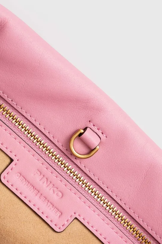 ροζ Δερμάτινη τσάντα Pinko