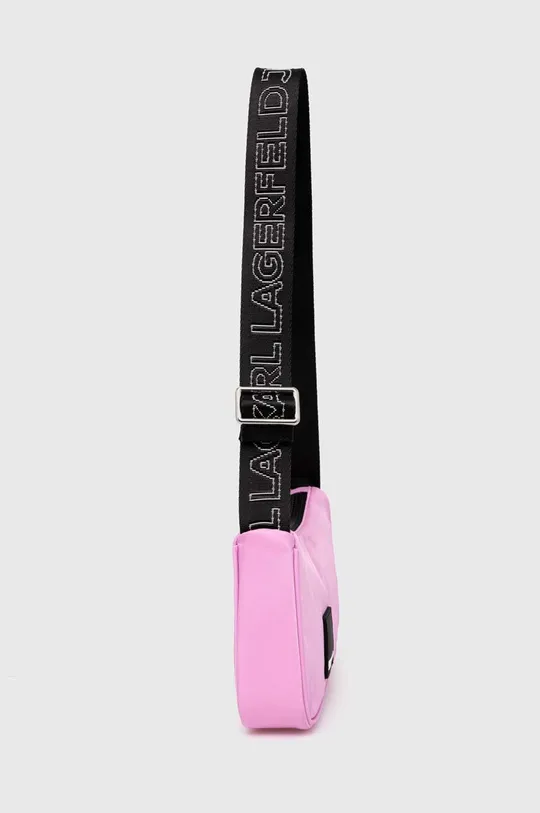 Τσάντα Karl Lagerfeld Jeans URBAN NYLON BAGUETTE ροζ
