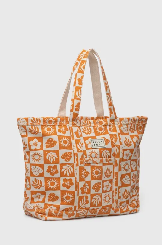 Bavlnená taška Billabong oranžová