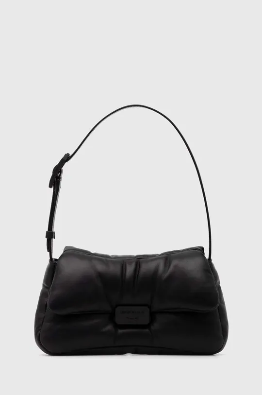 μαύρο Δερμάτινη τσάντα Emporio Armani Γυναικεία