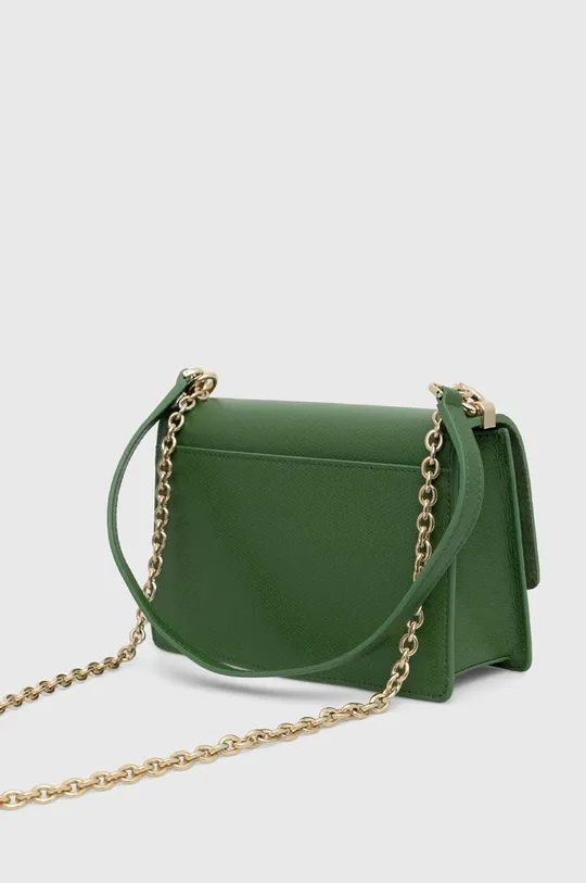 Δερμάτινη τσάντα Furla πράσινο