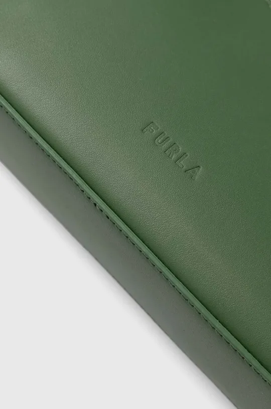 zöld Furla bőr táska