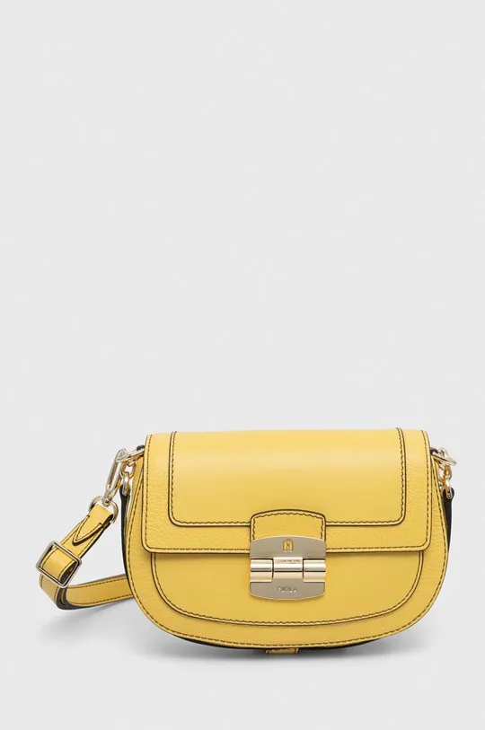 жовтий Шкіряна сумочка Furla Жіночий