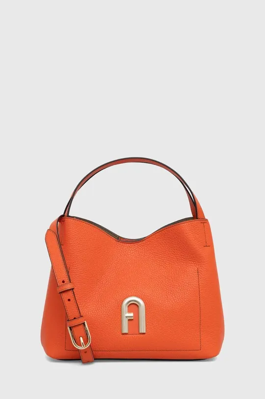 πορτοκαλί Δερμάτινη τσάντα Furla Γυναικεία