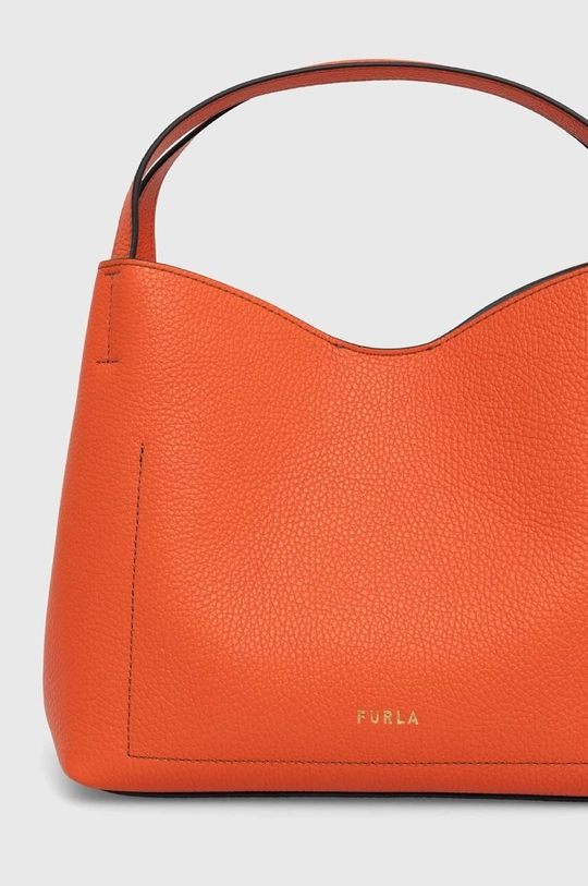 Kožna torba Furla Temeljni materijal: 100% Prirodna koža Podstava: 50% Poliamid, 50% Poliuretan