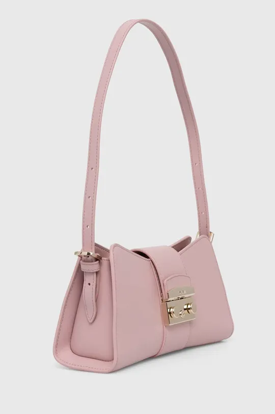 Шкіряна сумочка Furla рожевий