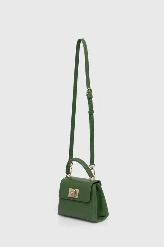 Usnjena torbica Furla zelena