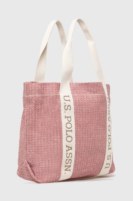 Пляжна сумка U.S. Polo Assn. рожевий
