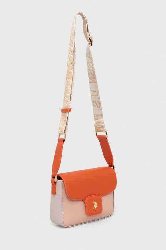 Τσάντα U.S. Polo Assn. πορτοκαλί