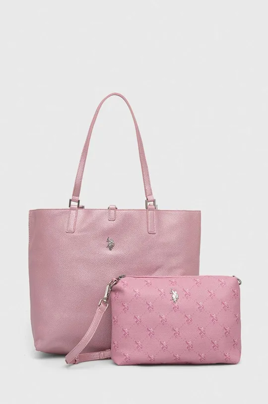ροζ Τσάντα δυο όψεων U.S. Polo Assn. Γυναικεία