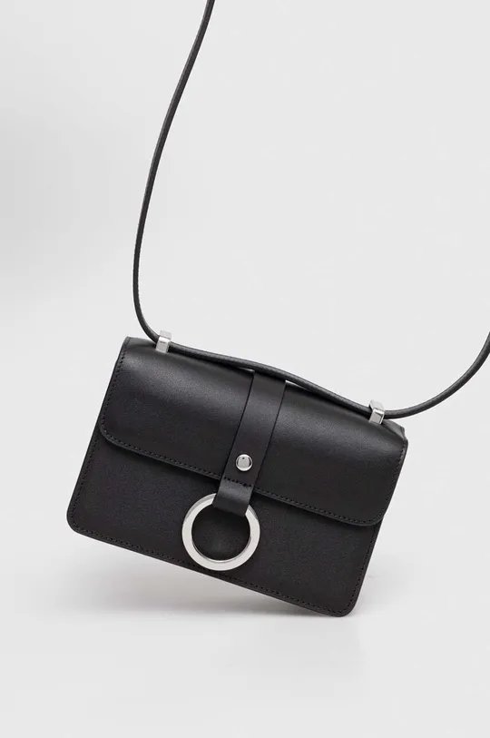 črna Usnjena torbica Sisley Ženski