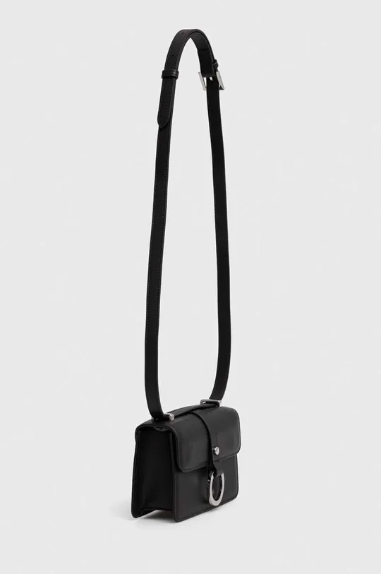 μαύρο Δερμάτινη τσάντα Sisley
